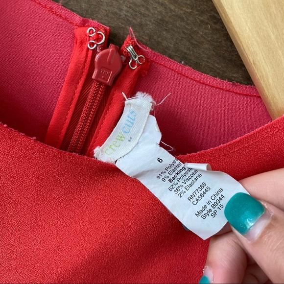 Crewcuts Pink Girls Scalloped Shift Tank Dress - Picture 3 of 4